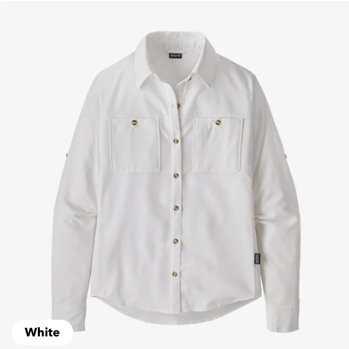 W's L/S Self Guided Hike Shirt-- V-Neck T-Shirt Long Sleeve Cotton