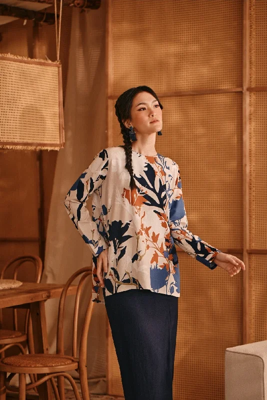 The Nest Women Back Pleated Blouse - Flourish Backless Summer Blouse