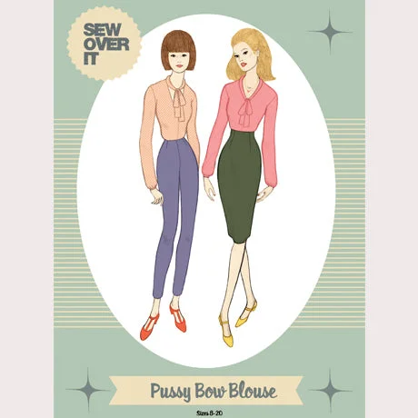 Sew Over It: Pussy Bow Blouse Pattern Peter Pan Blouse