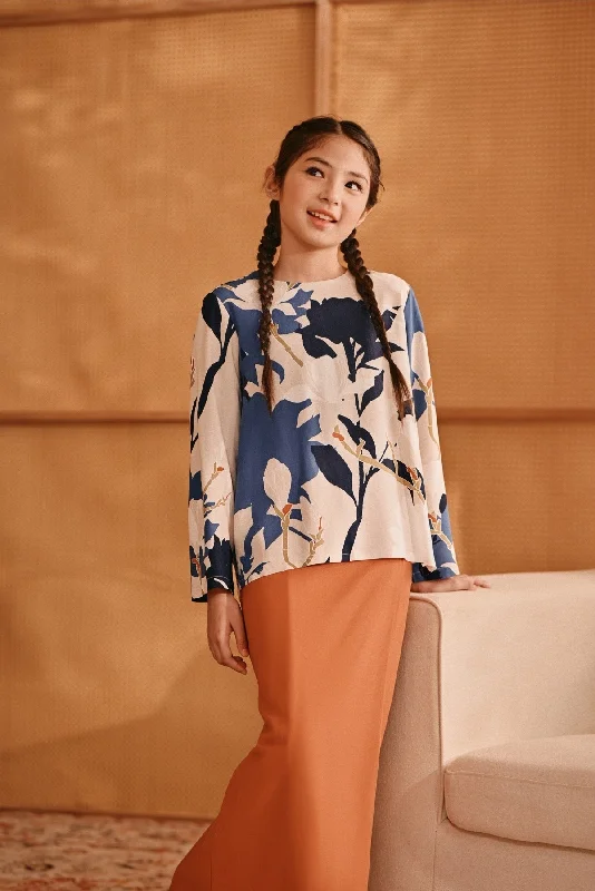 The Nest Back Pleated Blouse - Flourish Sleeveless Chiffon Blouse