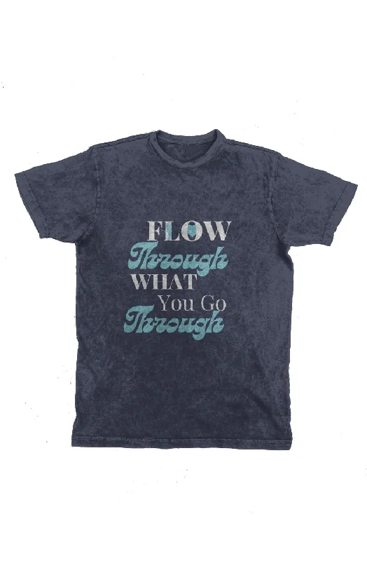Flow Through What You Go Through Vintage T-Shirt-- Boxy Fit Fitted Loose
