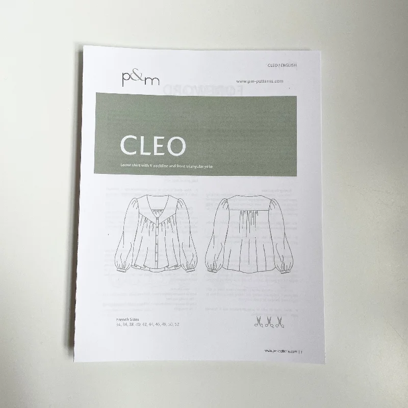 P&M Patterns : Cleo Blouse Feminine Pastel Blouse