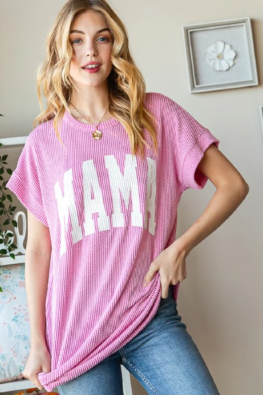 Hazel Blues® | Heimish Letter Graphic Short Sleeve T-Shirt-- Wool Fabric Cashmere Fabric Tweed Fabric Hazel Blues® | Heimish Letter Graphic Short Sleeve T-Shirt-- Wool Fabric Cashmere Fabric Tweed Fabric