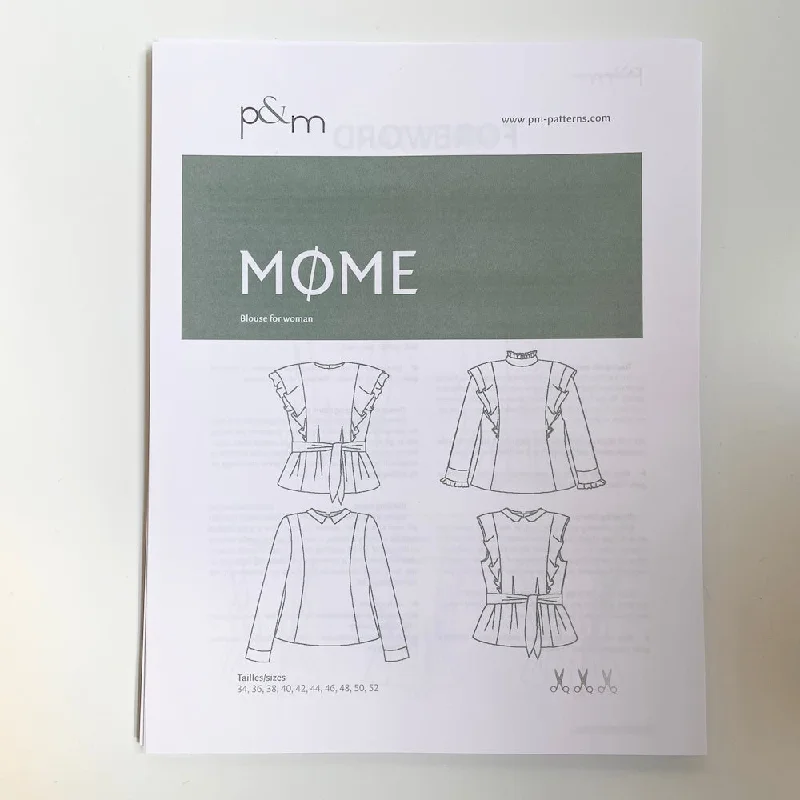 P&M Patterns : Mome Blouse Classic Minimalist Blouse