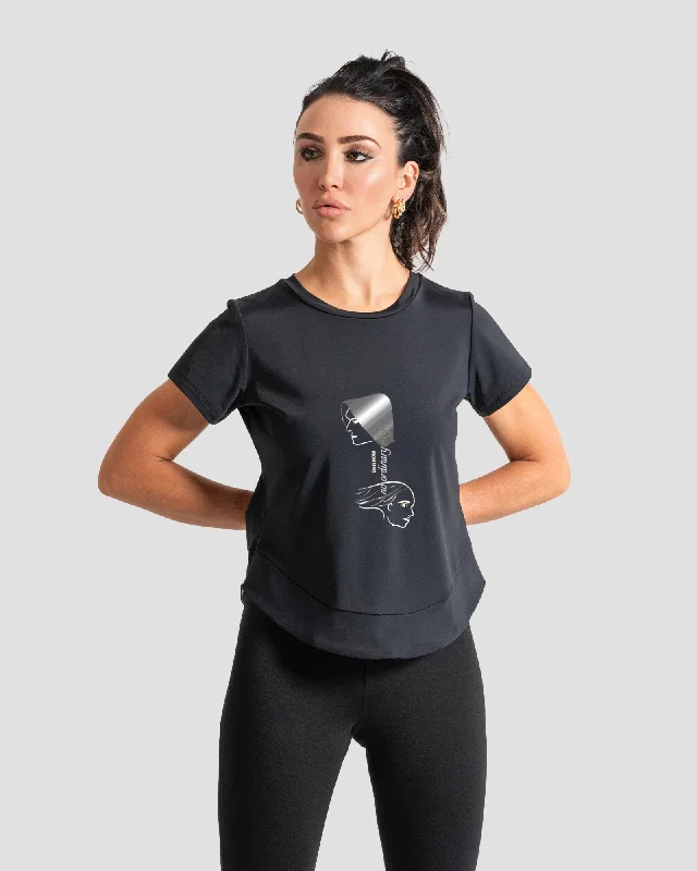 GoofyPRO Women's Cayton Core Performance T-Shirt - Don't Wait - Limited Edition-- Hooded Caped Shawl Collar GoofyPRO Women's Cayton Core Performance T-Shirt - Don't Wait - Limited Edition-- Hooded Caped Shawl Collar