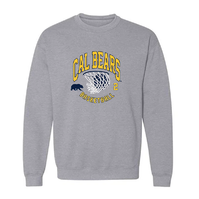 UC Berkeley - NCAA Women's Basketball : Jayda Noble - Crewneck Sweatshirt Hoodie with Zipper Placket Modern Functional