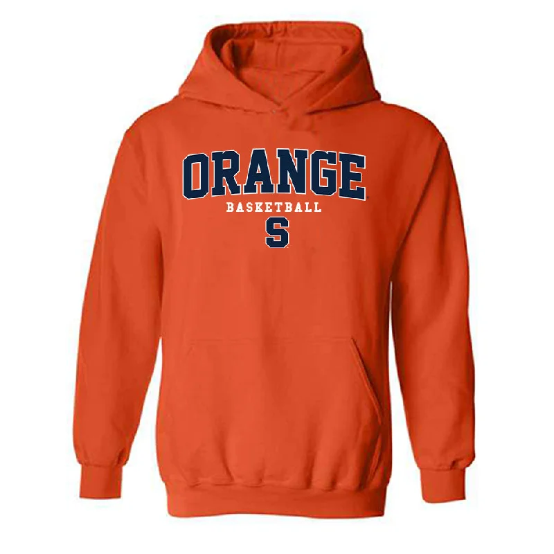 Syracuse - NCAA Women's Basketball : Keira Scott - Classic Shersey Hooded Sweatshirt Hoodie with Thumb Holes Functional Cozy