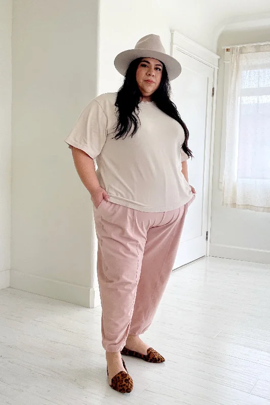 Day Lantern Pants (Dusty Rose) High-Waist Jeans