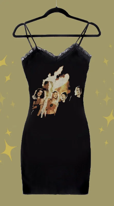 Hole (Celebrity Skin) Lace Strap Dress Tunics Corduroy durable