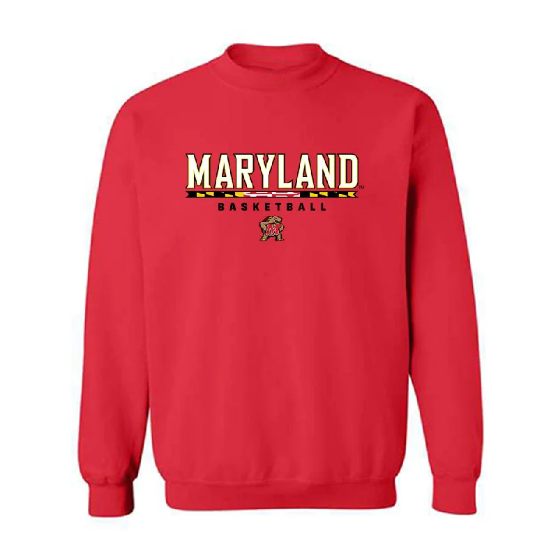 Maryland - NCAA Women's Basketball : Kyndal Walker - Classic Shersey Crewneck Sweatshirt Hoodie with Elastic Waist Stretchable Comfortable