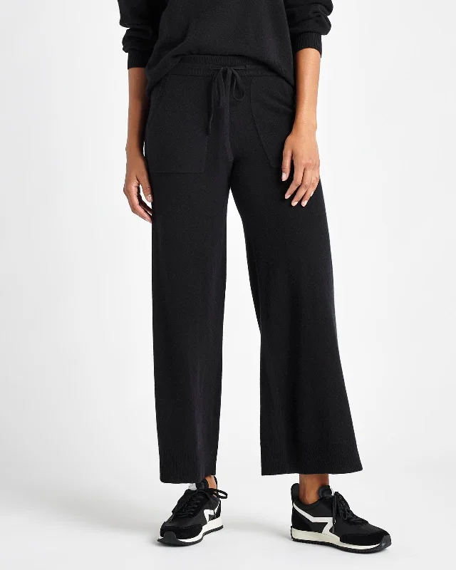 Aksel Cashmere Wide Leg Pant Soft Stretch Leggings