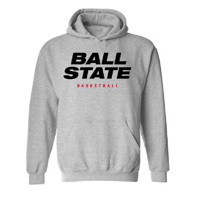 Ball State - NCAA Women's Basketball : Grace Kingery - Hooded Sweatshirt Hoodie with Neon Bright Vibrant Ball State - NCAA Women's Basketball : Grace Kingery - Hooded Sweatshirt Hoodie with Neon Bright Vibrant