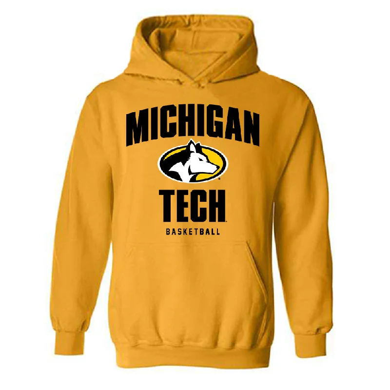 Michigan Tech - NCAA Women's Basketball : Kloe Zentkowski - Classic Shersey Hooded Sweatshirt Hoodie with High Neck Warm Protective Michigan Tech - NCAA Women's Basketball : Kloe Zentkowski - Classic Shersey Hooded Sweatshirt Hoodie with High Neck Warm Protective