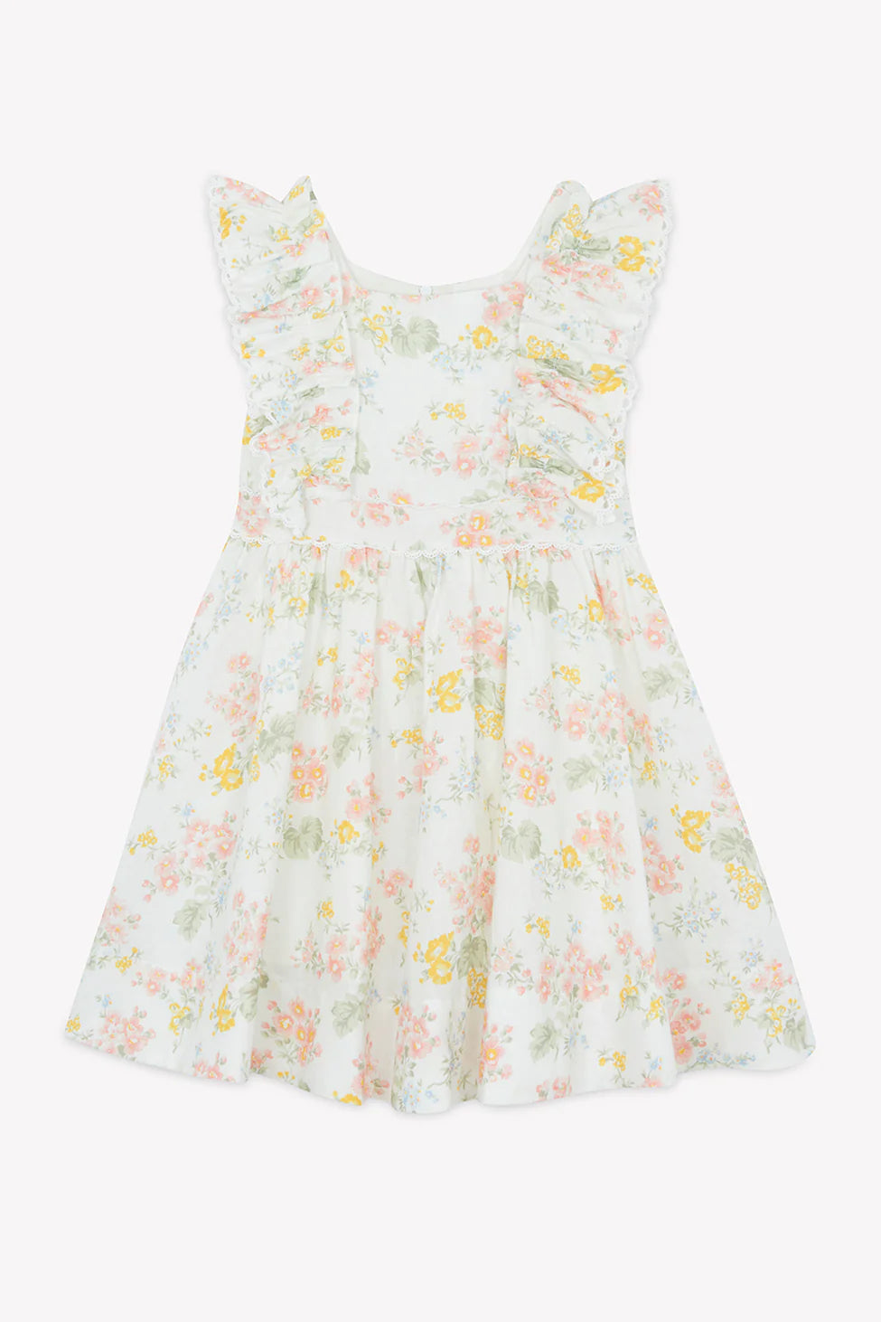 Pastel florals dress by Tartine Et Chocolat empire Waist empire