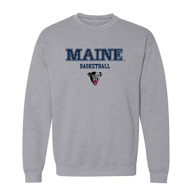 Maine - NCAA Women's Basketball : Sarah Talon - Sports Shersey Crewneck Sweatshirt Hoodie with Raw Hem Edgy Unfinished Maine - NCAA Women's Basketball : Sarah Talon - Sports Shersey Crewneck Sweatshirt Hoodie with Raw Hem Edgy Unfinished