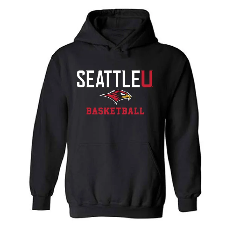Seattle - NCAA Women's Basketball : Sydnie Rodriguez - Classic Shersey Hooded Sweatshirt Hoodie with Applique Textured Unique