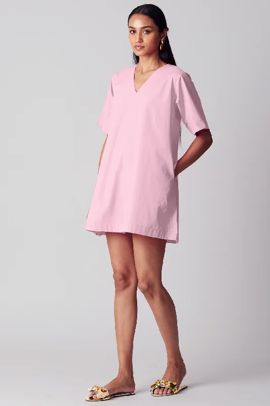 Ella Pocket Dress : Soft Pink Tunics Trousers formal