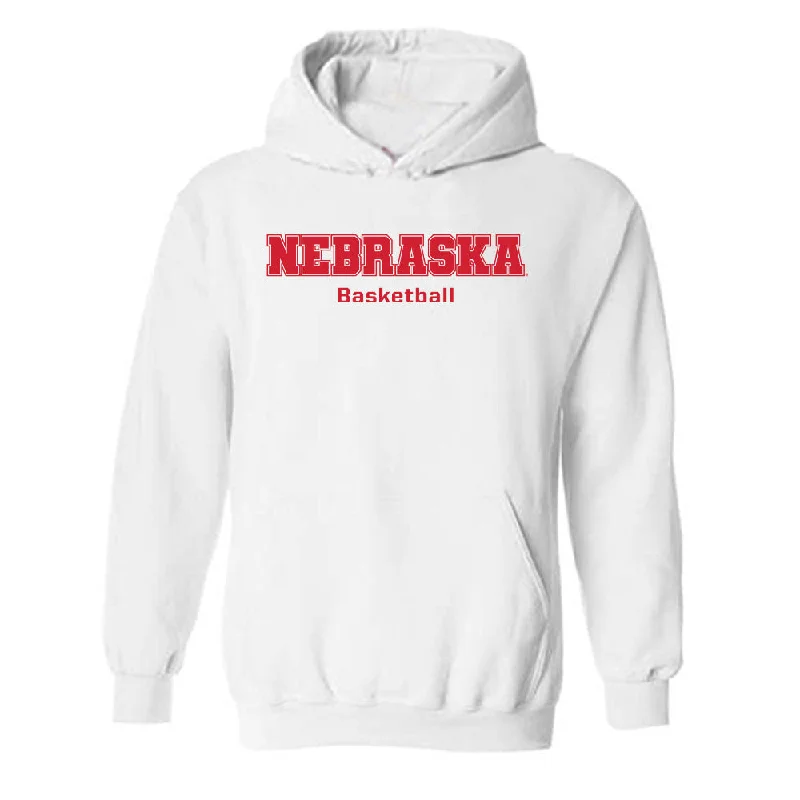 Nebraska - NCAA Women's Basketball : Amiah Hargrove - Generic Shersey Hooded Sweatshirt Hoodie with Zipper Placket Modern Functional Nebraska - NCAA Women's Basketball : Amiah Hargrove - Generic Shersey Hooded Sweatshirt Hoodie with Zipper Placket Modern Functional