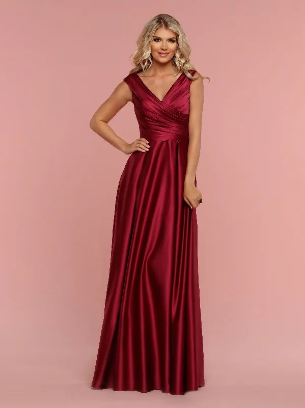 Davinci Bridesmaids 60347 Formal Dress Wide Straps V Neckline A Line Gown Tunics Fleece cozy Davinci Bridesmaids 60347 Formal Dress Wide Straps V Neckline A Line Gown Tunics Fleece cozy