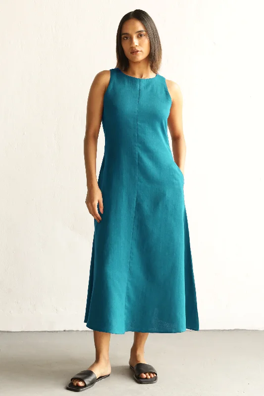 Anna Pocket Dress : Tiffany Blue Tunics Luxurious high-end