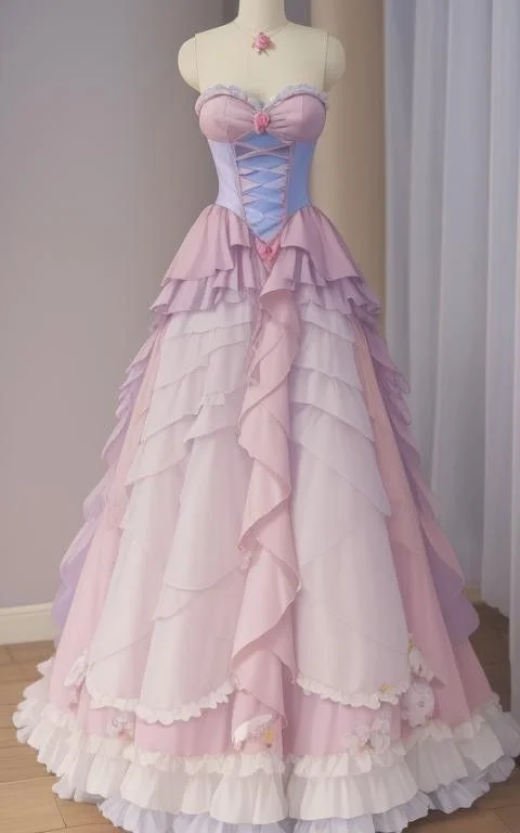 Sweetheart Neck A-Line Ruffles Princess Long Party Dress Evening Gown, D386 Tunics Trendy modern