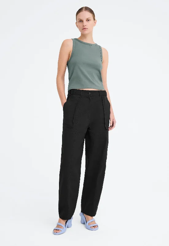 Mackenzie Pant - Black Cozy Full-Length Pants