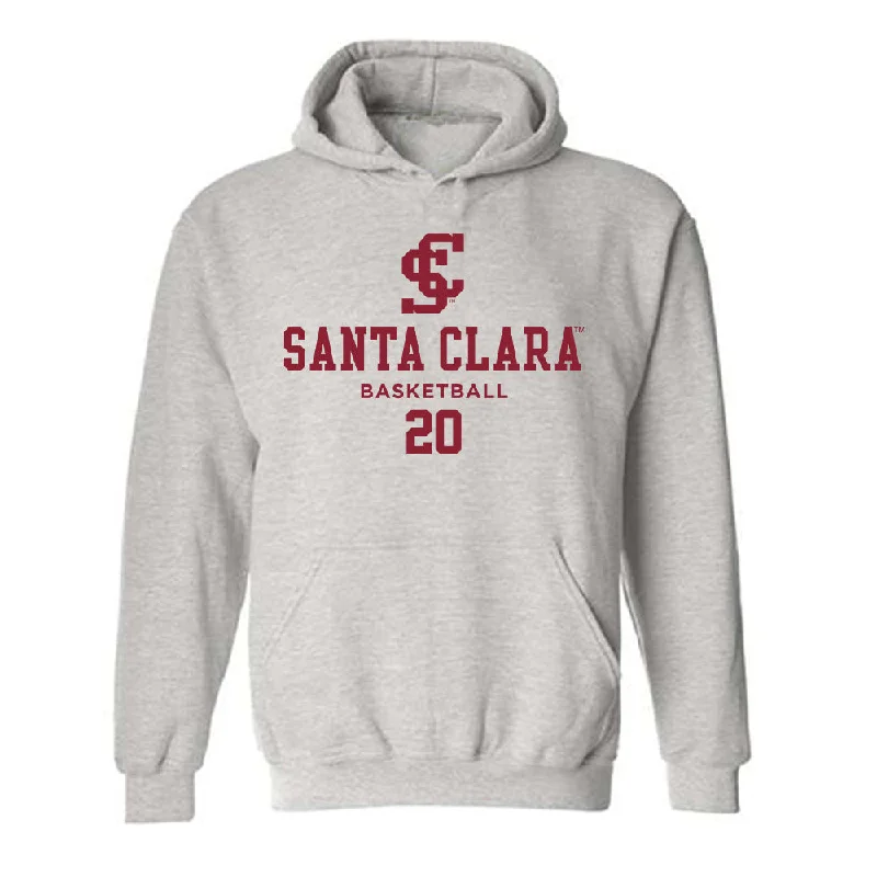 SCU - NCAA Women's Basketball : Kaya Ingram - Classic Fashion Shersey Hooded Sweatshirt Hoodie with Metallic Shiny Futuristic SCU - NCAA Women's Basketball : Kaya Ingram - Classic Fashion Shersey Hooded Sweatshirt Hoodie with Metallic Shiny Futuristic