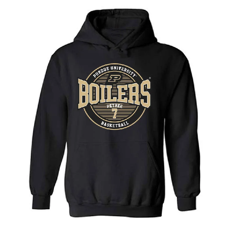 Purdue - NCAA Women's Basketball : Mahrianna Petree - Classic Fashion Shersey Hooded Sweatshirt Hoodie with Cropped Fit Short Trendy Purdue - NCAA Women's Basketball : Mahrianna Petree - Classic Fashion Shersey Hooded Sweatshirt Hoodie with Cropped Fit Short Trendy