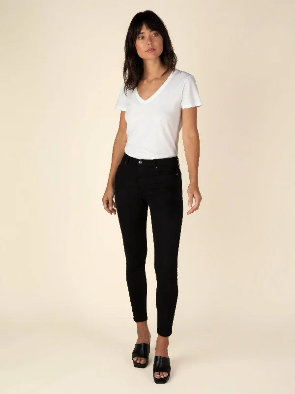 Perfect 4 Pocket Pants (Black) Elegant Trouser Pants
