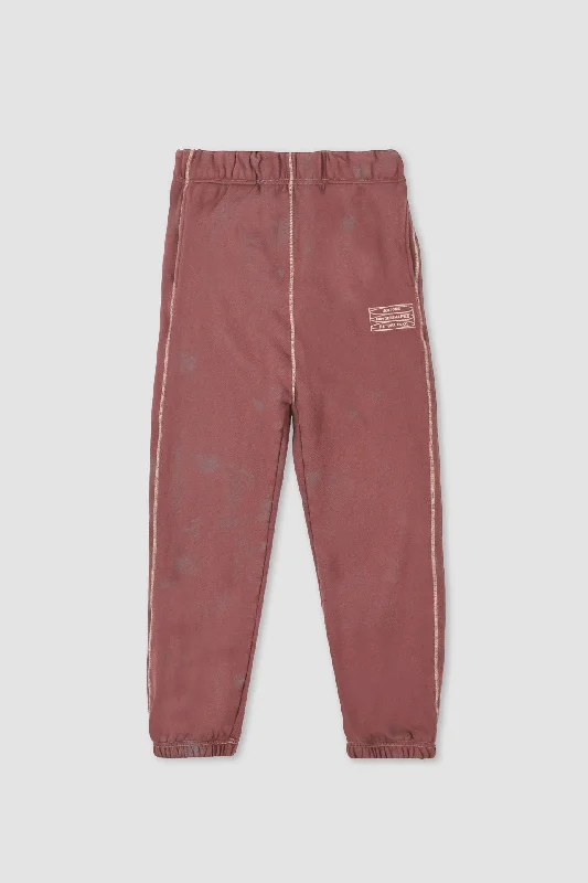 Volume Track Pants - Burgundy Unisex Lightweight Jogger Pants