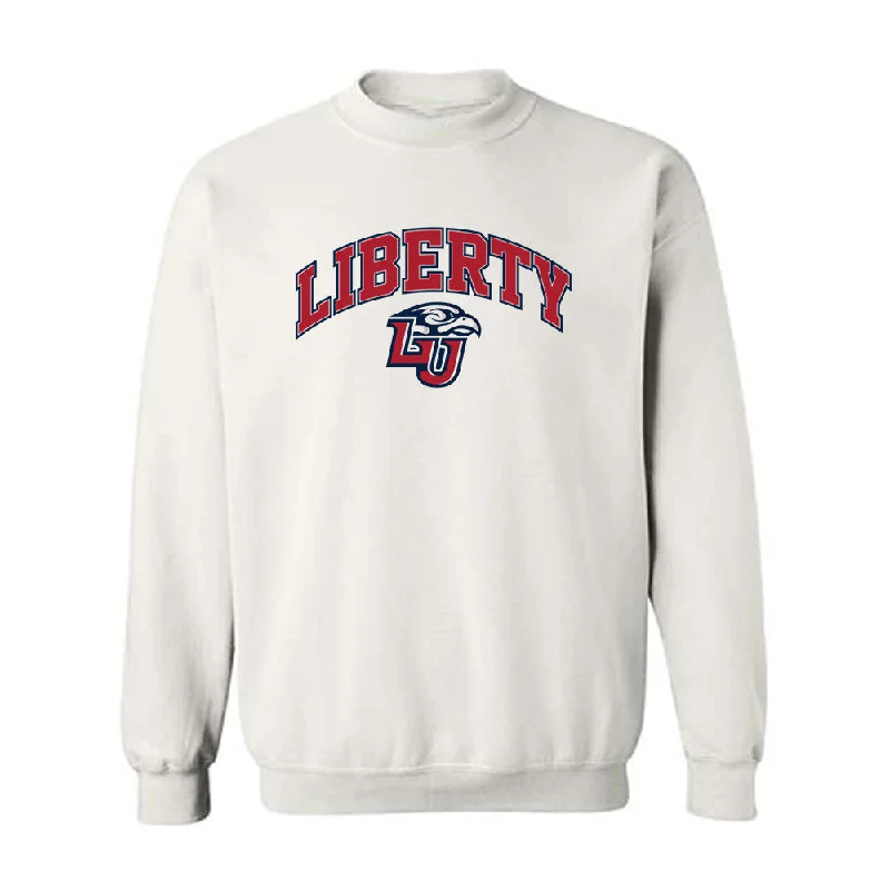 Liberty - NCAA Women's Basketball : Asia Boone - Classic Shersey Crewneck Sweatshirt Hoodie with Cuffed Sleeves Snug Secure Liberty - NCAA Women's Basketball : Asia Boone - Classic Shersey Crewneck Sweatshirt Hoodie with Cuffed Sleeves Snug Secure
