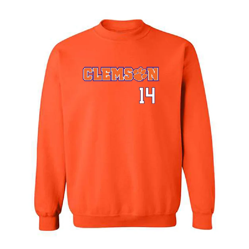 Clemson - NCAA Women's Basketball : Addie Porter - Classic Shersey Crewneck Sweatshirt Hoodie Dress Longline Feminine Clemson - NCAA Women's Basketball : Addie Porter - Classic Shersey Crewneck Sweatshirt Hoodie Dress Longline Feminine