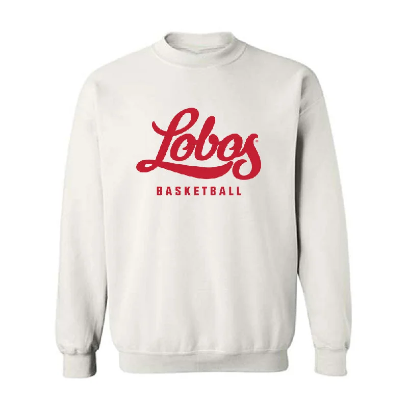 New Mexico - NCAA Women's Basketball : Viane Cumber - Classic Shersey Crewneck Sweatshirt Hoodie with Belted Waist Structured Tailored
