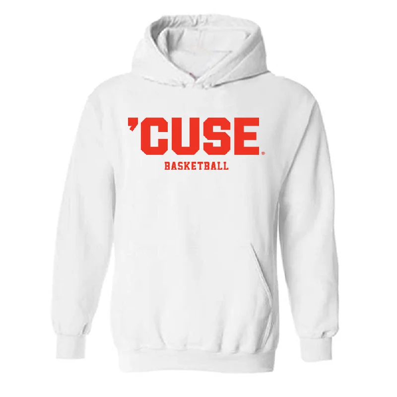 Syracuse - NCAA Women's Basketball : Olivia Schmitt - Hooded Sweatshirt Hoodie with Drawcord Adjustable Secure
