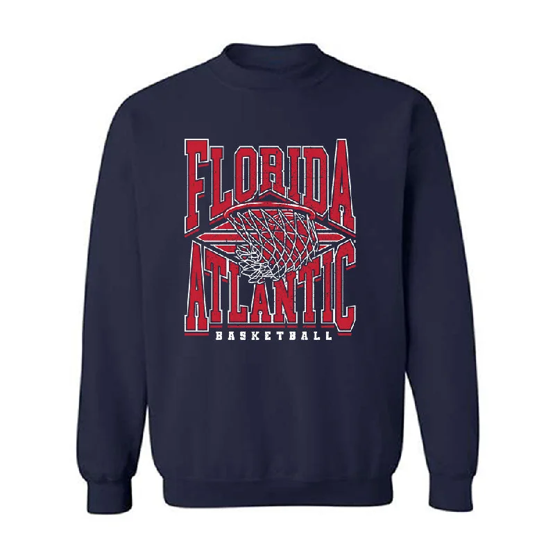 FAU - NCAA Women's Basketball : Maria Myklebust - Crewneck Sweatshirt Hoodie with Patch Decorative Personalized
