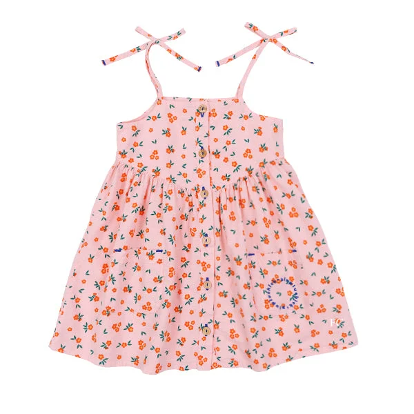 Pink flowers dress by Piupiuchick Tunics Timeless classic
