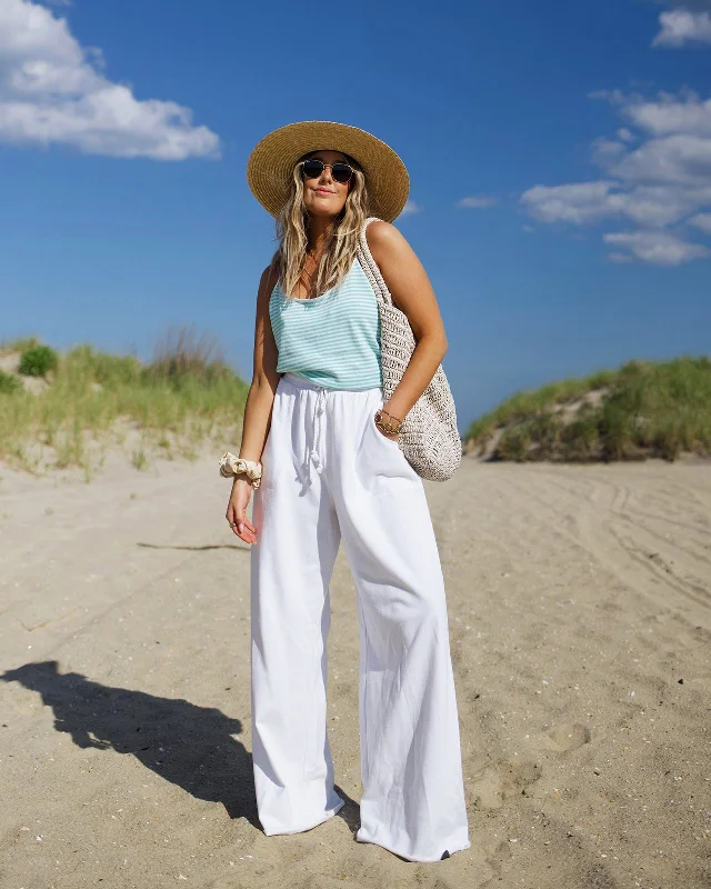 French Terry Beach Pant High-Waist Jeans