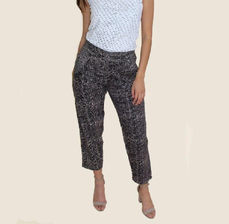 Midnight Dusk Crop Pants Comfortable Denim Trousers