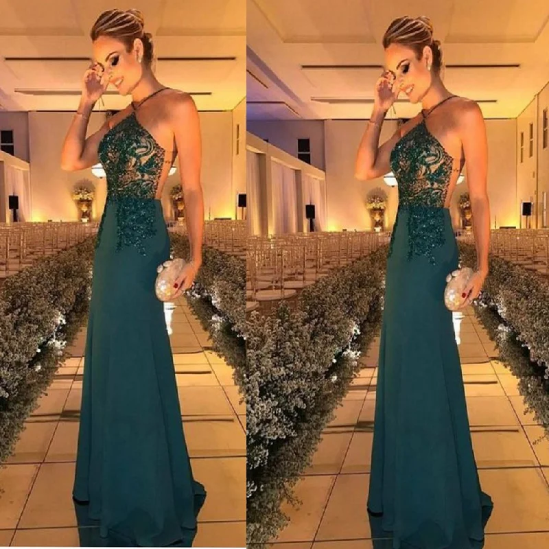 Sexy Backless Chiffon Floor Length Party Dress With Beads ,Custom Dress, Party Cocktail Dress ,PDY0304 Crew Neckline Casual Sexy Backless Chiffon Floor Length Party Dress With Beads ,Custom Dress, Party Cocktail Dress ,PDY0304 Crew Neckline Casual