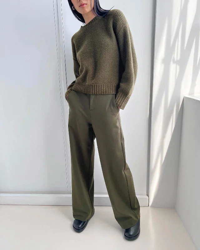 Kate Young x Splendid Straight Leg Pant Elegant Palazzo Trousers