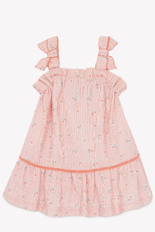 Peach strap dress by Tartine Et Chocolat Floral Print girly