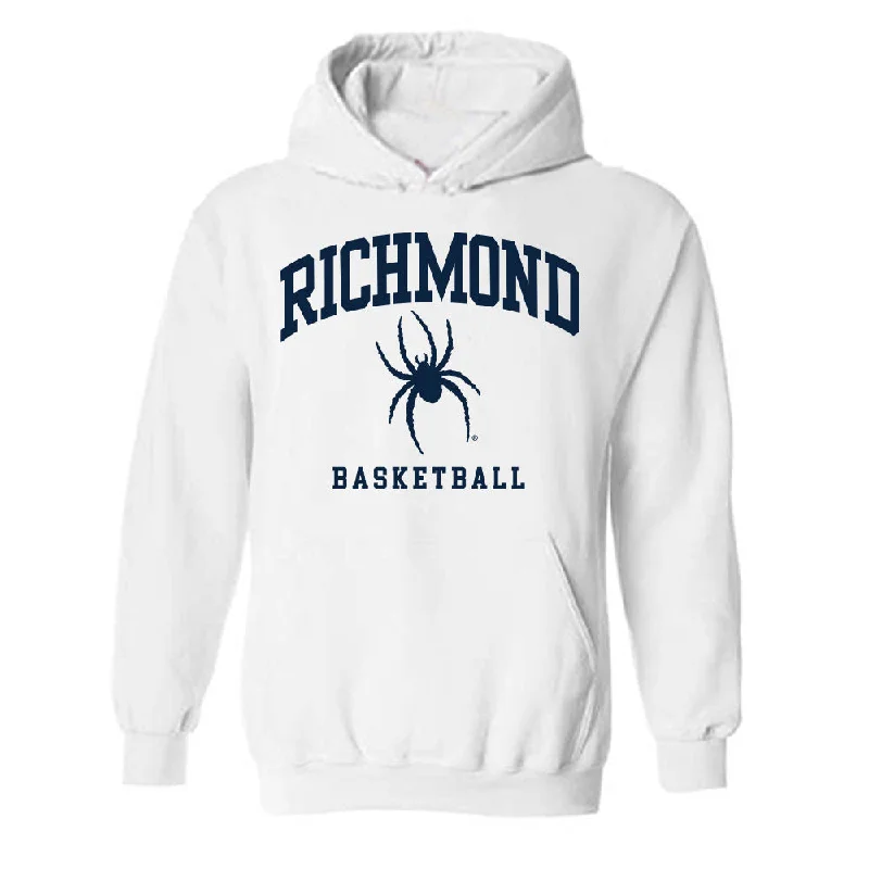 Richmond - NCAA Women's Basketball : Maggie Doogan - Hooded Sweatshirt Hoodie with Stripes Bold Sporty Richmond - NCAA Women's Basketball : Maggie Doogan - Hooded Sweatshirt Hoodie with Stripes Bold Sporty