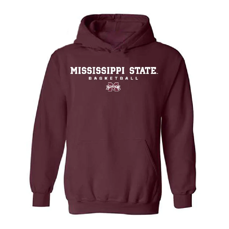 Mississippi State - NCAA Women's Basketball : Tahj-Monet Bloom - Classic Shersey Hooded Sweatshirt Hoodie with Reflective Safety Nightwear Mississippi State - NCAA Women's Basketball : Tahj-Monet Bloom - Classic Shersey Hooded Sweatshirt Hoodie with Reflective Safety Nightwear