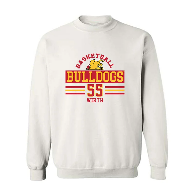 Ferris State - NCAA Women's Basketball : Alyssa Wirth - Classic Fashion Shersey Crewneck Sweatshirt Hoodie with Slit Hem Functional Movement Ferris State - NCAA Women's Basketball : Alyssa Wirth - Classic Fashion Shersey Crewneck Sweatshirt Hoodie with Slit Hem Functional Movement