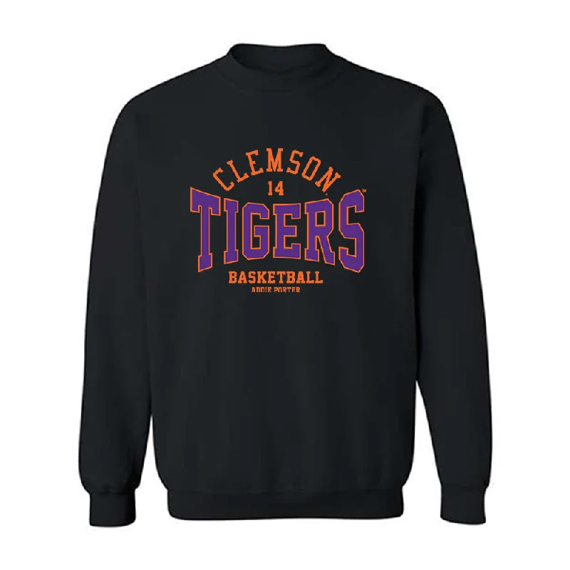 Clemson - NCAA Women's Basketball : Addie Porter - Classic Fashion Shersey Crewneck Sweatshirt Hoodie with Hood Adjustable Protection Clemson - NCAA Women's Basketball : Addie Porter - Classic Fashion Shersey Crewneck Sweatshirt Hoodie with Hood Adjustable Protection
