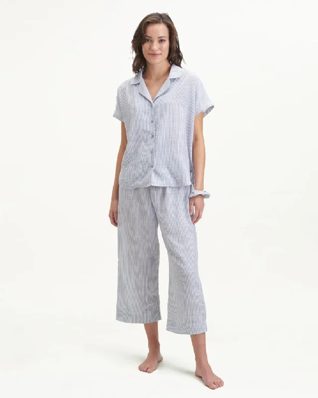 Bonnie Notch Collar Pant Set Formal Slim Pants