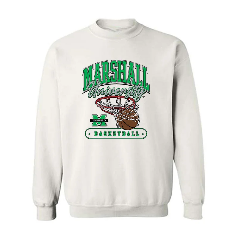 Marshall - NCAA Women's Basketball : Blessing King - Sports Shersey Crewneck Sweatshirt Hoodie with Ribbed Neckline Snug Warm Marshall - NCAA Women's Basketball : Blessing King - Sports Shersey Crewneck Sweatshirt Hoodie with Ribbed Neckline Snug Warm