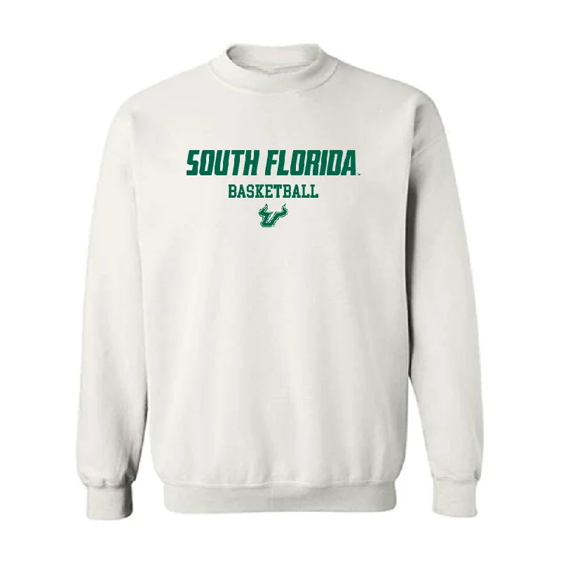 USF - NCAA Women's Basketball : Amy Thompson - Classic Shersey Crewneck Sweatshirt Hoodie with Fur Luxurious Winter USF - NCAA Women's Basketball : Amy Thompson - Classic Shersey Crewneck Sweatshirt Hoodie with Fur Luxurious Winter
