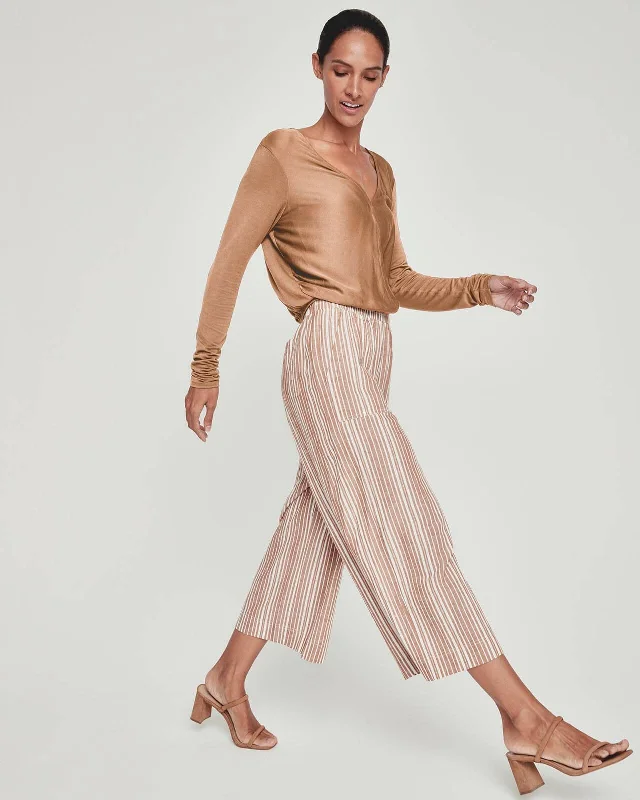 Eden Striped Pant Fashionable Tapered Leg Pants