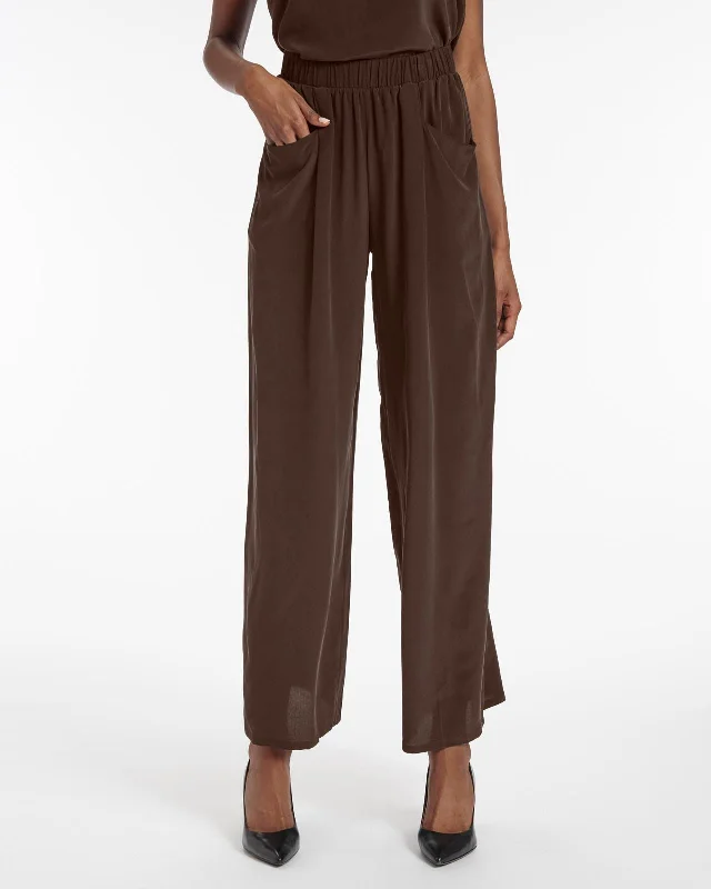 Lima Silk Wide Leg Pant Trendy Printed Leggings